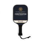 Personalized Firefighter Pickleball Paddle Set | Custom Fireman Gift for Men | First Responder Gift | USA Firefighter Present
