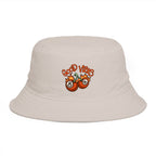 Good Vibes Orange Cartoon Bucket Hat