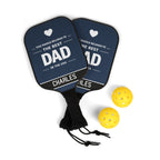 Personalized Dad Pickleball Paddle Set | Best Dad Gift | Custom Fathers Day Pickleball Gift | Gift for Dad Who Loves Pickleball