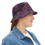 Purple Psychedelic Smile Bucket Hat