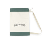Personalized Laundry Bag | Custom Canvas Drawstring Laundry Bag | Large Reusable Laundry Sack