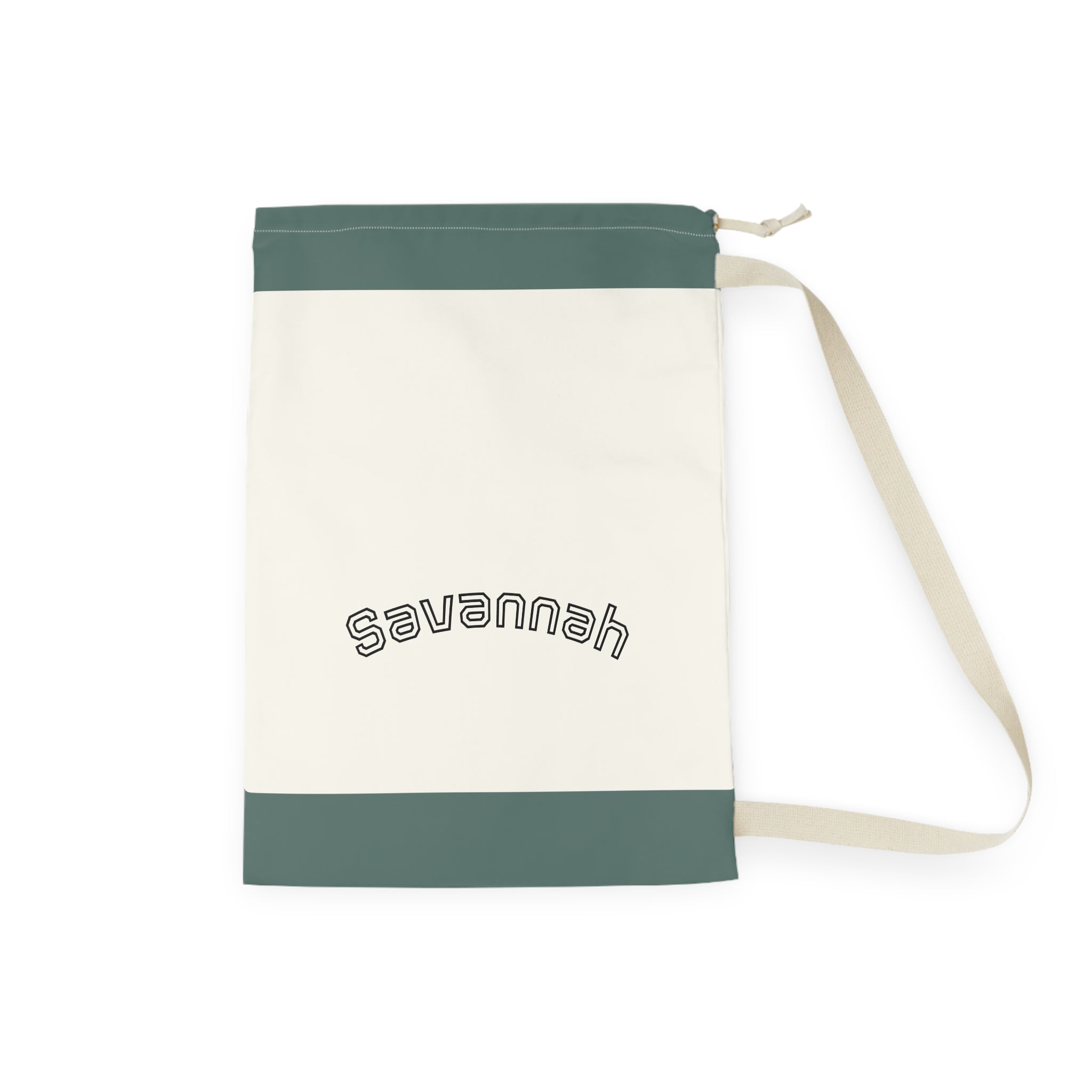 Personalized Laundry Bag | Custom Canvas Drawstring Laundry Bag | Large Reusable Laundry Sack