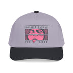 Baseball Cap No Time for Love Retro Graphic Mid Profile Hat