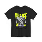 Praise Angel T Shirt Streetwear Graphic Tee, Urban Faith Shirt, Inspirational Angel Tee