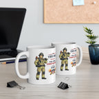 Best Firefighter Mug This Mug Belongs To The Best Firefighter in the USA, Firefighter Coffee Mug Gift