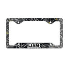 Personalized License Plate Frame Custom Name Metal Car Frame Modern Design