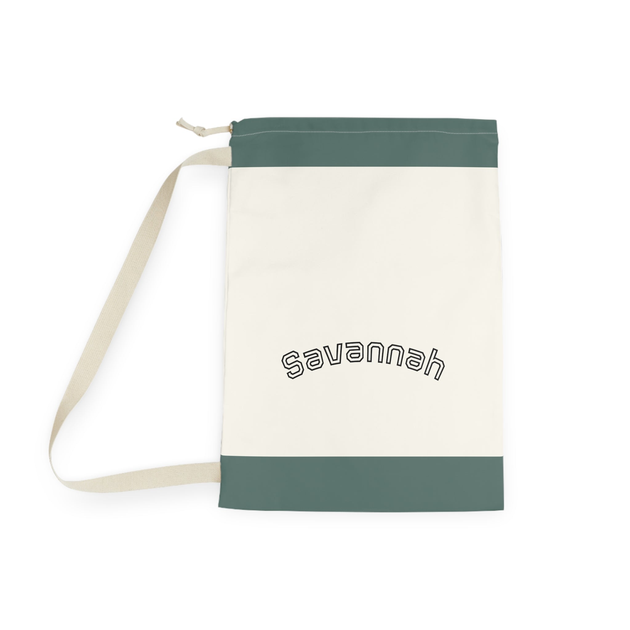 Personalized Laundry Bag | Custom Canvas Drawstring Laundry Bag | Large Reusable Laundry Sack