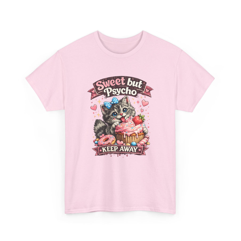 Sweet But Psycho Cat Shirt  Cute Funny Cat T Shirt, Kawaii Cat Graphic Tee, Cat Lover Gift