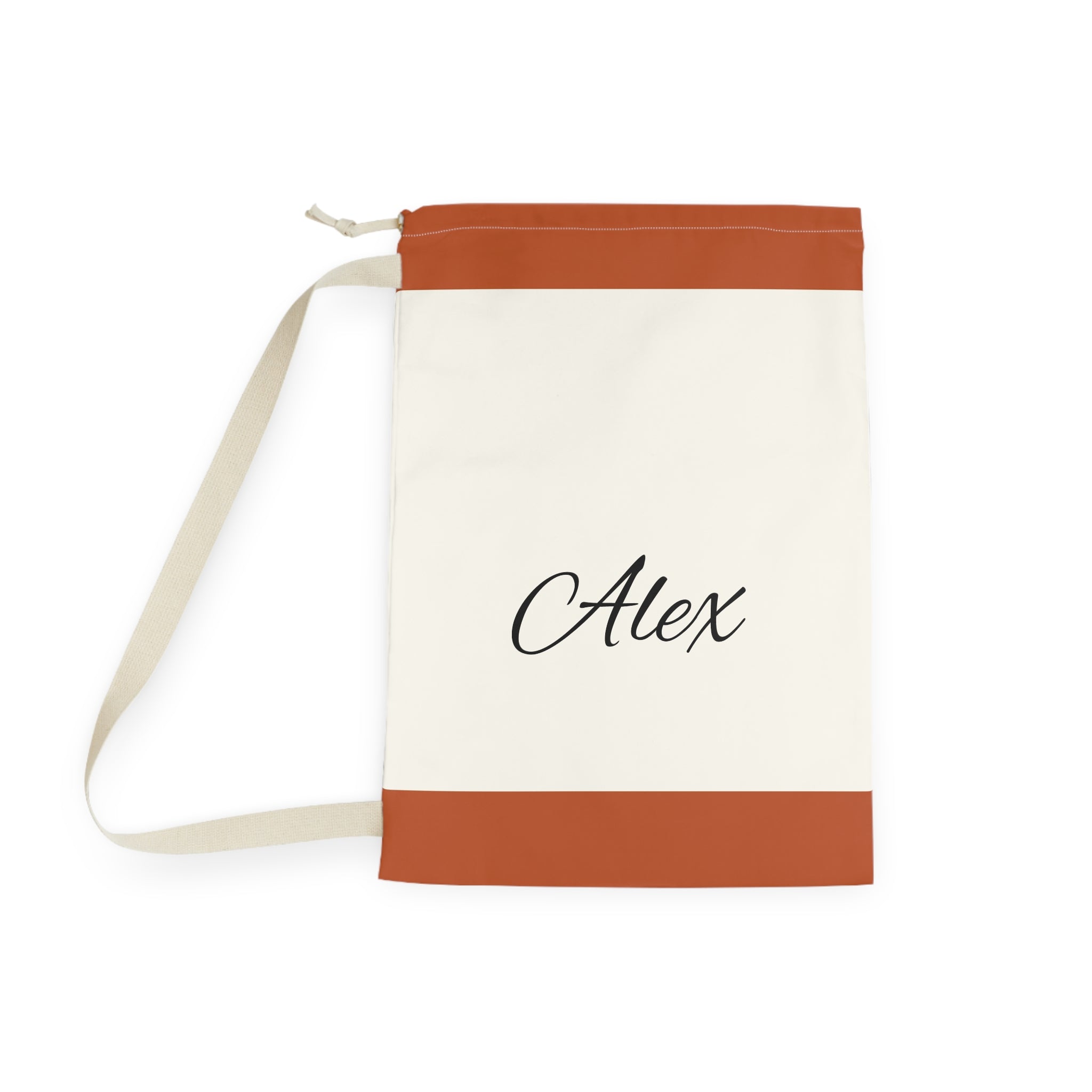 Personalized Name Laundry Bag, Canvas Laundry Sack | Monogram Laundry Bag