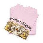 Ducking Exhausted Mom Life T Shirt  Funny Mom Shirt, Tired Mom Tee, Mom Life Graphic Shirt