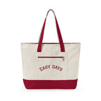 Easy Days canvas tote | Zippered canvas tote, front pocket