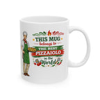 Best Pizzaiolo Mug This Mug Belongs To The Best Pizza Maker in the World, Italian Chef Coffee Mug Gift