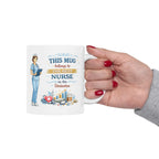 Best Nurse Mug  This Mug Belongs To The Best Nurse in the Universe, Nurse Coffee Mug Gift