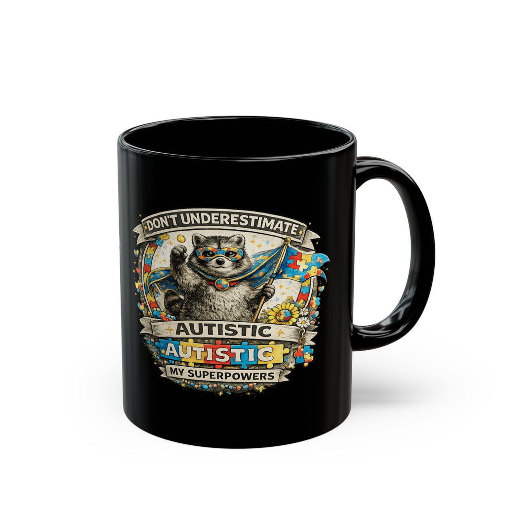 Autism Awareness Mug Dont Underestimate Autistic Superpower Coffee Cup Gift
